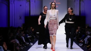 Claudia Hochmüller, Model Elena Huber und Schmuckdesignerin Irene Hiebl.