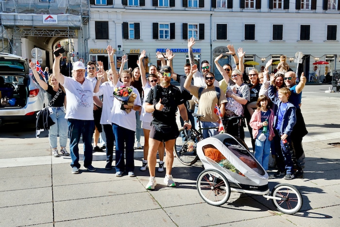 Herzlicher Empfang am Samstag in Graz.