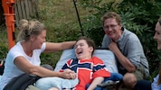 Im August besuchte die „Krone“ Felix‘ Familie. Mama Martina und Papa Mathias strahlen gemeinsam ...