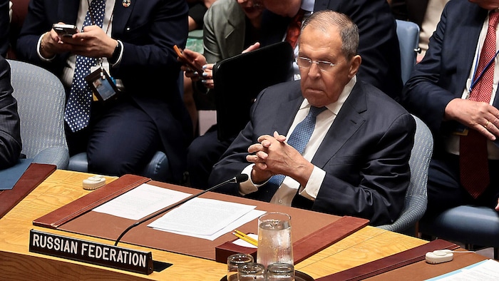 Russlands Außenminister Sergej Lawrow bei der UNO-Generalversammlung