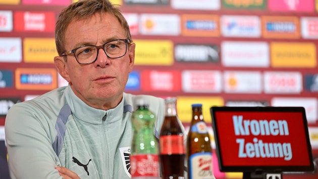 ÖFB-Teamchef Ralf Rangnick