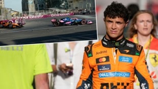 Weltmeister Lando Norris wurde von Franco Colapinto in Baku abgeräumt.