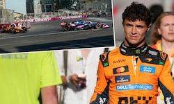 Weltmeister Lando Norris wurde von Franco Colapinto in Baku abgeräumt.