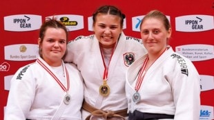 Michaela Höllwart (Mitte) ließ der Konkurrenz über 78 kg keine Chance, holte Gold