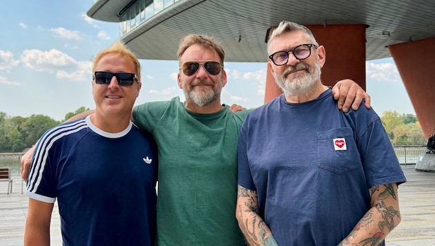 Trenker, Meehan und Hildisch (v. li.) besprachen in Bratislava den Workshop im Burgenland.