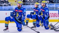 VSV-Crack Lukas Schreier (li.) zeigte gegen Ex-Klub auf