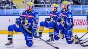 VSV-Crack Lukas Schreier (li.) zeigte gegen Ex-Klub auf