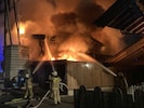 Am Samstagabend brach der Brand beim Rohbau aus.