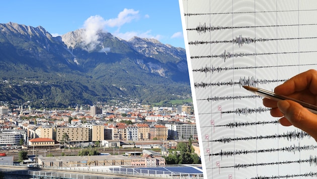 Die GeoSphere registrierte zahlreiche Erdstöße am Samstag im Großraum Innsbruck.