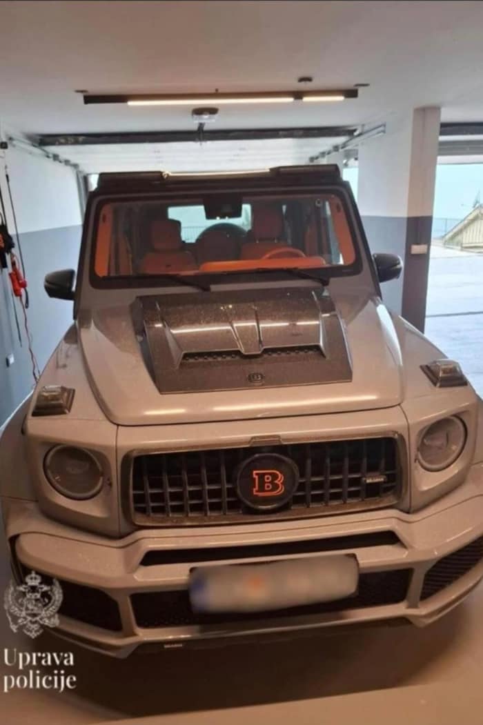Auch diesen hochgetunten „Brabus“ beschlagnahmten die Ermittler.
