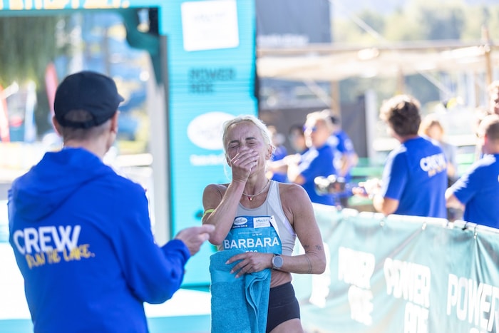 Barbara Bischof ist mit 2:54:21 die schnellste Frau vom Wörthersee!