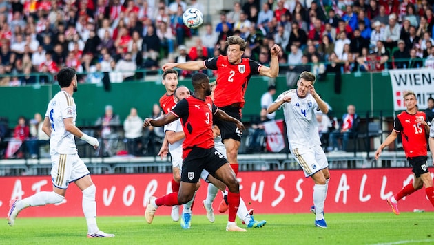 David Affengruber traf per Kopf.
