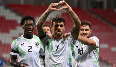 Irland bezwang Israel mit 3:0.