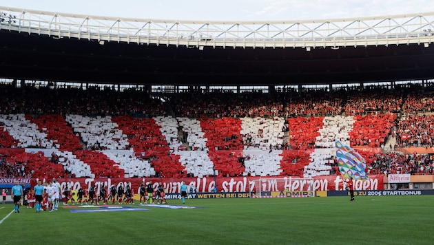 Volle Haus gegen den Kosovo im Happel-Oval.