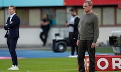 Ralf Rangnick (re.) setzte sich gegen Franco Foda durch.