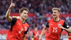 David Affengruber (li.) brachte das ÖFB-Team auf die Siegerstraße.