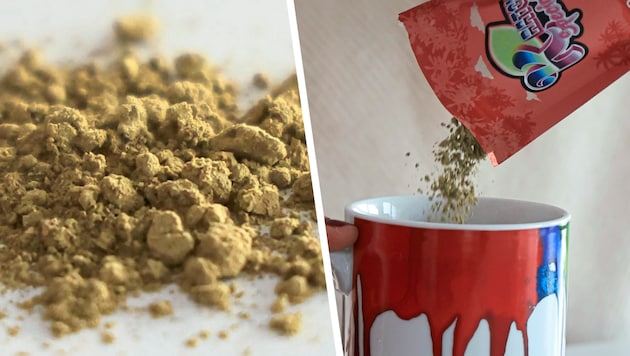 Kratom-Tee ist in bestimmten Läden oder Automaten ganz einfach zu bekommen.