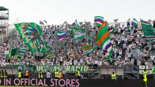 Die Rapid-Fans wurden in Venedig bestohlen.