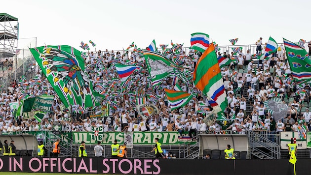 Die Rapid-Fans wurden in Venedig bestohlen.