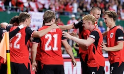 Großer Jubel bei Österreichs Teamspielern