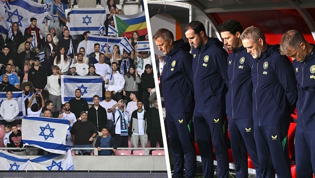 Die Aktionen rund um das Match Israel gegen Irland sorgen für Aufregung.