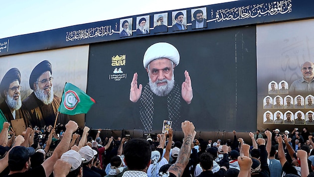 Hisbollah-Chef Naim Qassem betont die Widerstandskraft seiner Miliz.