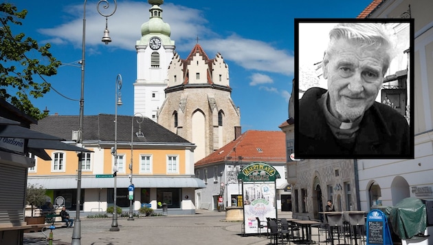 Pater Bernard war auch Ehrenbürger der Stadt Neunkirchen und der Gemeinde Wartmannstetten und ...