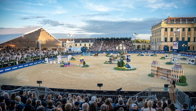 Vor dem Schloss Schönbrunn gab es vier magische Reitsport-Tage.