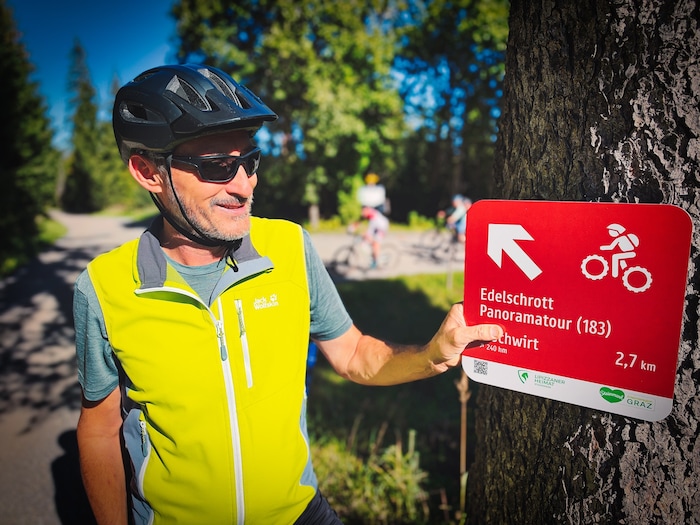 Heinz Kaltschmidt ist der Koordinator des Radangebots der Erlebnisregion Graz.