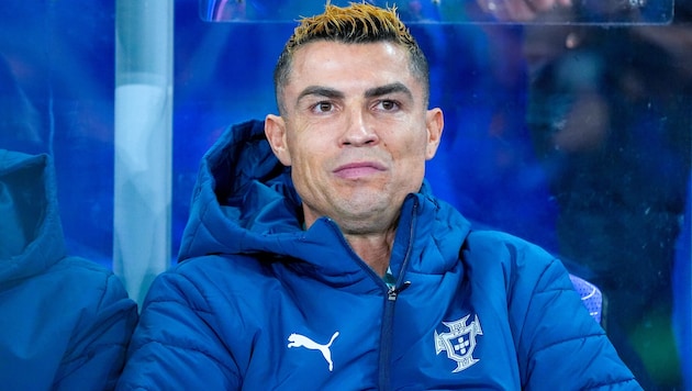 Cristiano Ronaldo schmorte 90 Minuten lang auf der Bank.