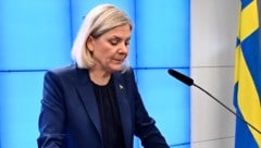 Magdalena Andersson war die Enttäuschung anzumerken, als sie das „Scheitern“ ihrer ...