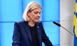 Magdalena Andersson war die Enttäuschung anzumerken, als sie das „Scheitern“ ihrer ...
