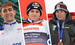 Luka Mladenovic, Stephan Embacher, Matej Svancer (von links)