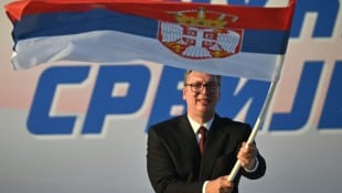 Serbiens Staatsoberhaupt Aleksandar Vučić