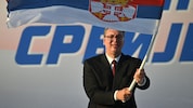 Serbiens Staatsoberhaupt Aleksandar Vučić