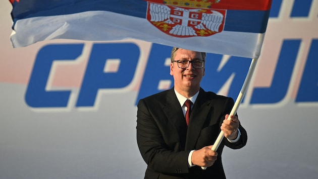Serbiens Staatsoberhaupt Aleksandar Vučić
