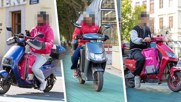 Längst überfällig: das Verbot von E-Mopeds auf den Radwegen. Für die meisten Essenslieferanten ...
