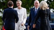 Très chic, Charlène! Die monegassische Fürstin zog beim Treffen mit Papst Leo XIV. in Metz alle ...
