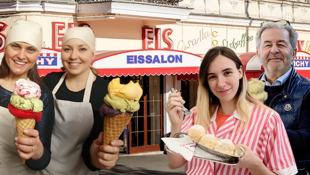 Cecilia Havmöller und Susanna Paller (Veganista), Xenia Tichy (Tichy) und Silvio Molin Pradel ...
