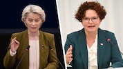 CDU-Politikerin und EU-Kommissionspräsidentin Ursula von der Leyen wird von Staatssekretärin ...