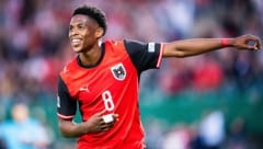 Junior Adamu sorgte für den 2:0-Führungstreffer für das ÖFB-Team.