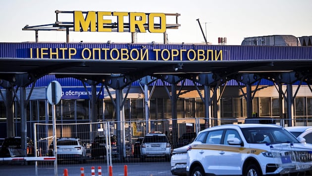Der deutsche Konzern Metro hat 91 Filialen in Russland.
