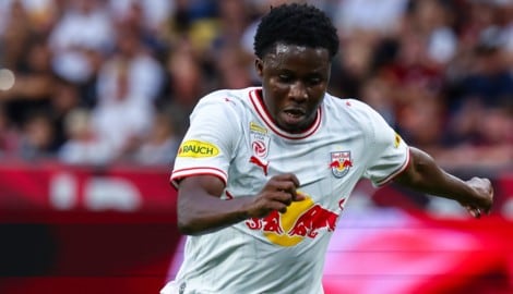 Aboubacar Camara zeigt in dieser Saison für Red Bull Salzburg auf. 
