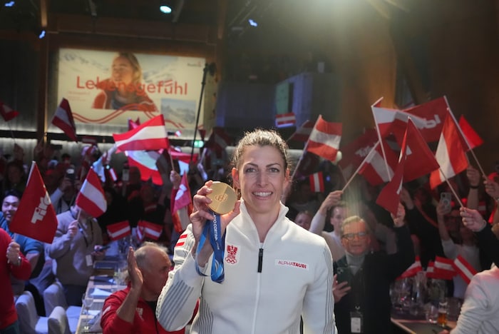 Olympiasiegerin Janine Flock