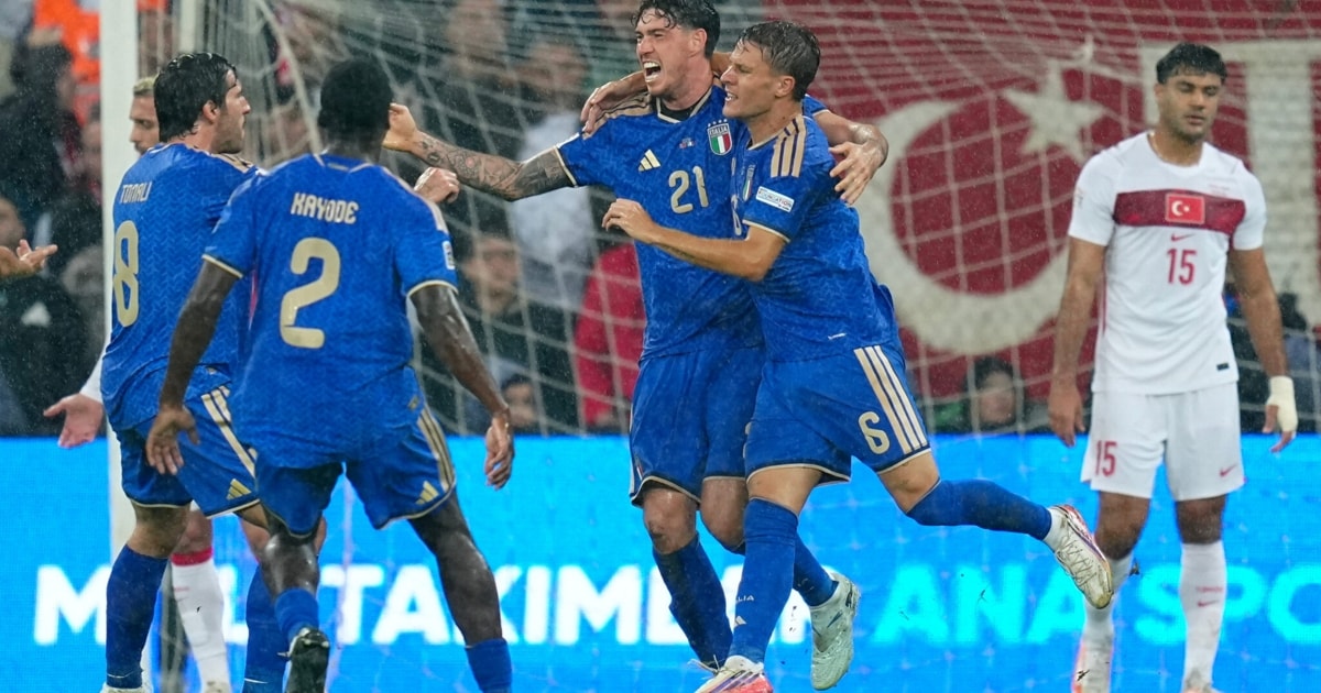 Feltámadt az olasz válogatott: 4:1-re győzték le Törökországot