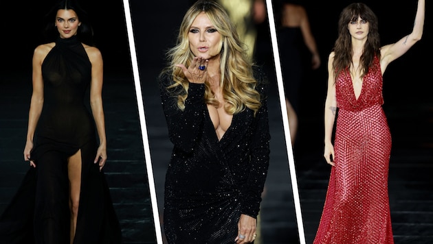 Dieser Laufsteg hatte es in sich: Kendall Jenner, Heidi Klum, Cara Delevingne und Co. zogen in ...