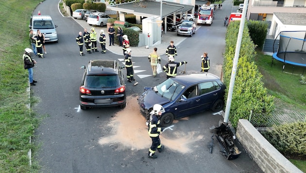 Der Unfallort an der Dammstraße