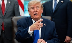 US-Präsident Donald Trump hat einen Medienbericht dementiert, nach dem er mögliche Lockerungen ...