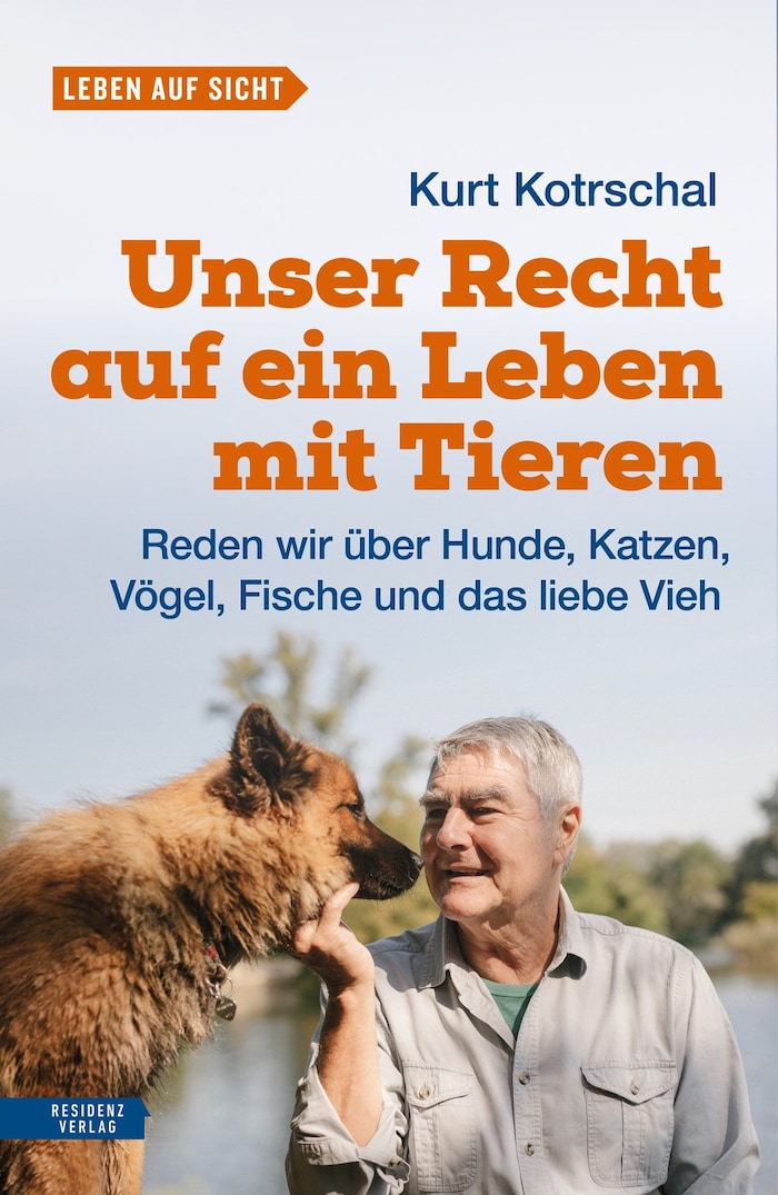 „Unser Recht auf ein Leben mit Tieren“, Residenz Verlag, 22€