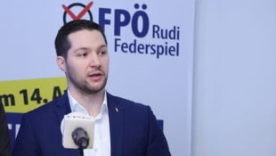 Der FPÖ-Politiker Fabian Walch hier auf einem Archivbild.